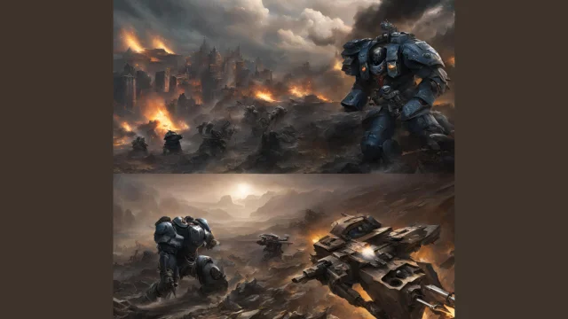 30k Technology vs 40k, Warhammer 30k era, Warhammer 40k era, technological advancement in 30k, technological regression in 40k, Horus Heresy technology, Imperium of Man, Forge Worlds, STC systems